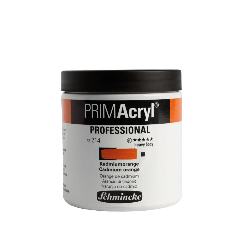 Schmincke Primacryl Artist Akrilik Boya 237 ml 214 Cadmium orange Seri 6  - 1