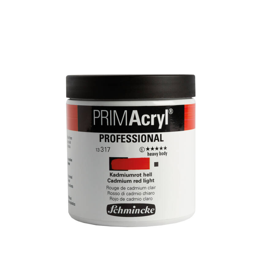 Schmincke Primacryl Artist Akrilik Boya 237 ml 317 Cadmium red light Seri 6  - 1
