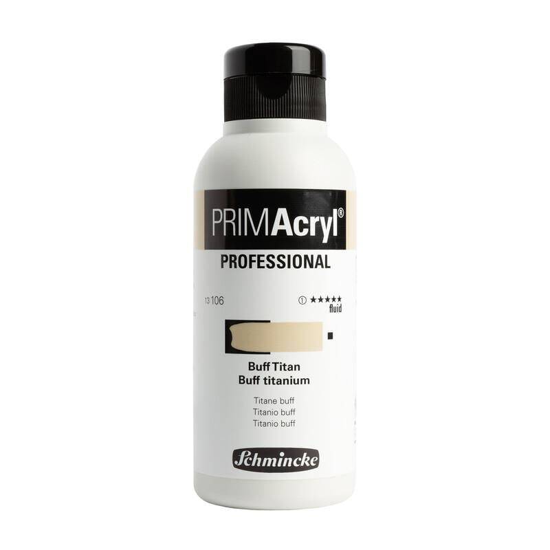 Schmincke Primacryl Artist Akrilik Boya 250 ml 106 Buff Titanium Fluid Seri 1  - 1