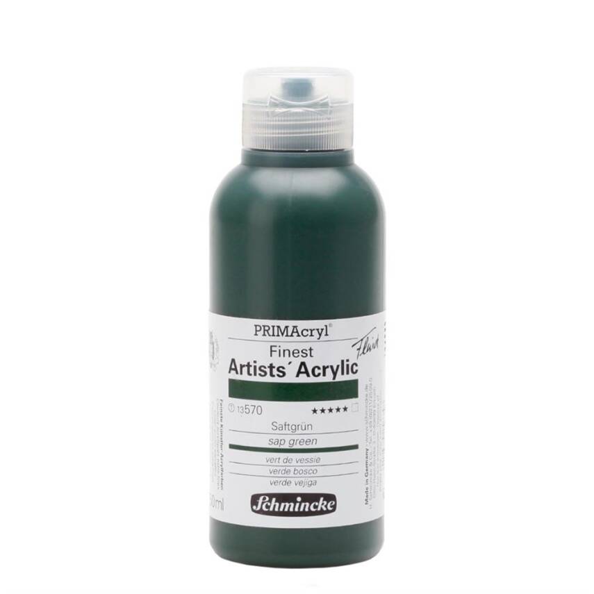 Schmincke Primacryl Artist Akrilik Boya 250 ml 570 Sap Green  Seri 1  - 1
