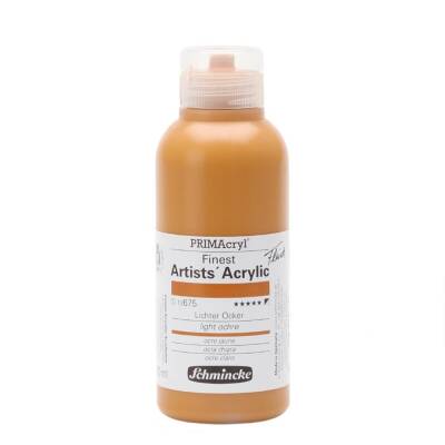 Schmincke Primacryl Artist Akrilik Boya 250 ml 675 Light Ochre  Seri 1 