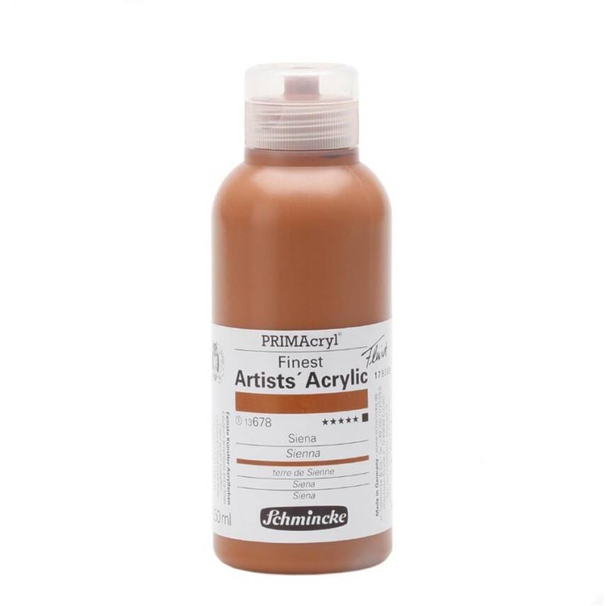 Schmincke Primacryl Artist Akrilik Boya 250 ml 678 Sienna  Seri 1  - 1