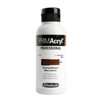Schmincke Primacryl Artist Akrilik Boya 250 ml 683 Mars Brown Fluid Seri 1 