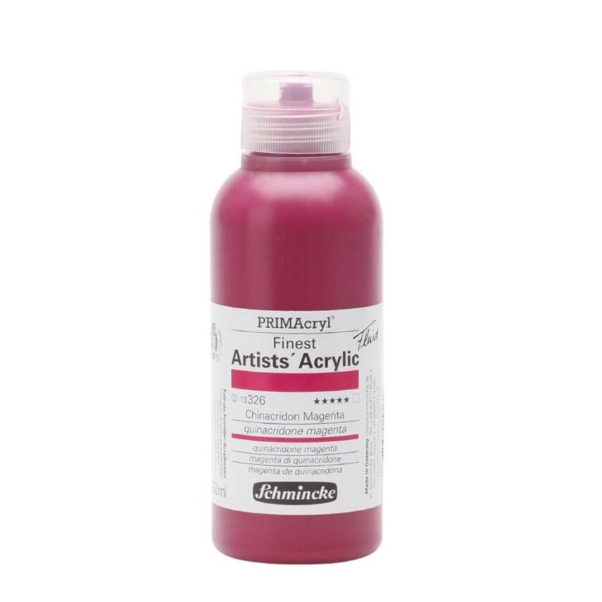 Schmincke Primacryl Artist Akrilik Boya 250 ml 326 Quinacridone Magenta  Seri 2  - 1