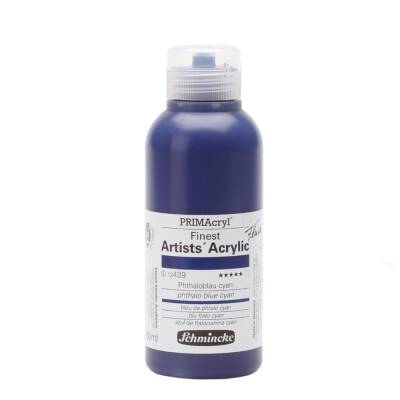 Schmincke Primacryl Artist Akrilik Boya 250 ml 439 Phthalo Blue Cyan Seri 2 