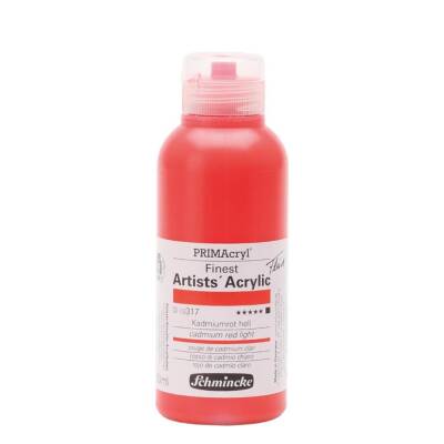 Schmincke Primacryl Artist Akrilik Boya 250 ml 317 Cadmium Red Light Seri 3  - 1
