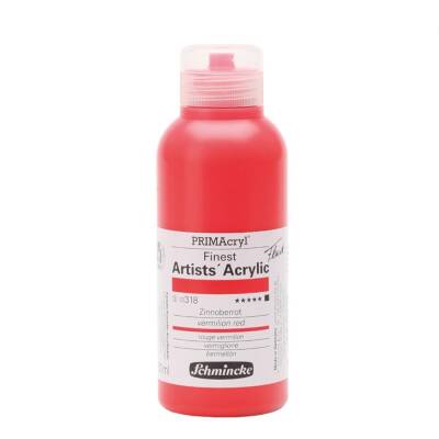 Schmincke Primacryl Artist Akrilik Boya 250 ml 318 Vermilion Red  Seri 3 