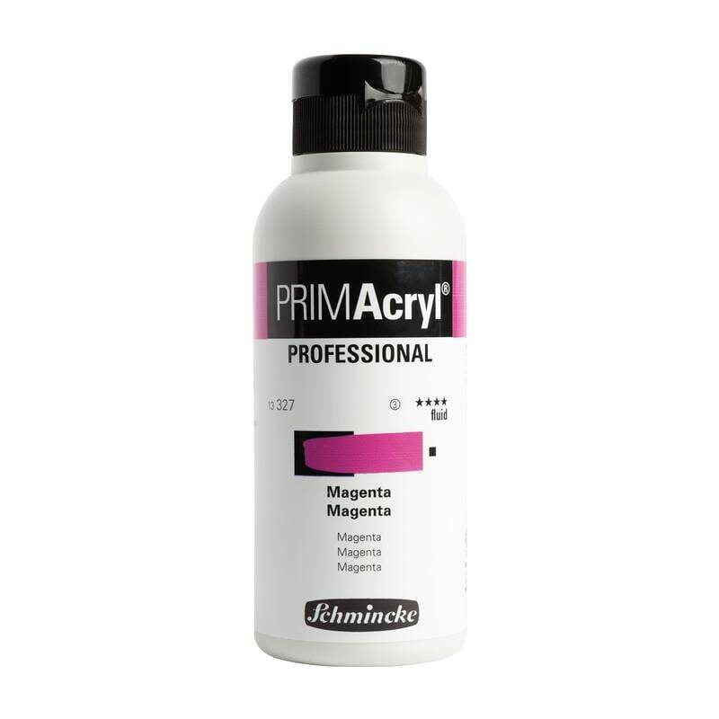 Schmincke Primacryl Artist Akrilik Boya 250 ml 327 Magenta Fluid  Seri 3  - 1