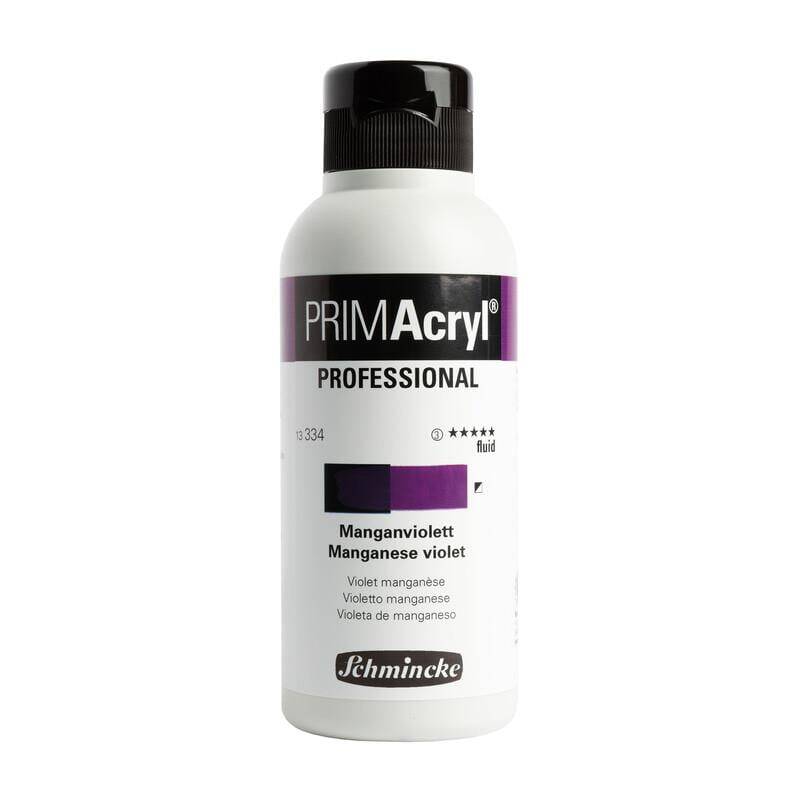 Schmincke Primacryl Artist Akrilik Boya 250 ml 334 Manganese Violet Fluid Seri 3  - 1