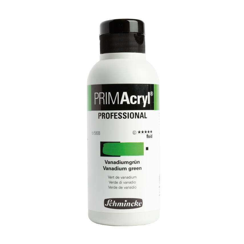 Schmincke Primacryl Artist Akrilik Boya 250 ml 568 Vanadium Green Fluid Seri 6  - 1
