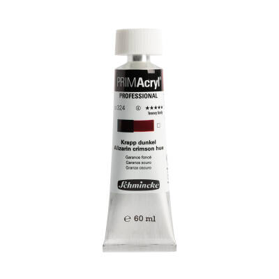 Schmincke Primacryl Artist Akrilik Boya 60 ml 324 Alizarin Crimson Hue  