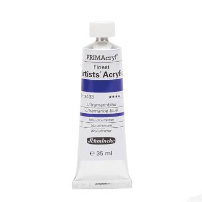 Schmincke Primacryl Artist Akrilik Boya 35 ml 433 Ultramarine Blue  Seri 1