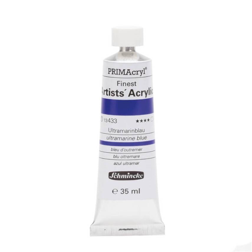 Schmincke Primacryl Artist Akrilik Boya 35 ml 433 Ultramarine Blue  Seri 1 - 1