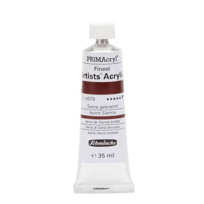 Schmincke Primacryl Artist Akrilik Boya 35 ml 679 Burnt Sienna Seri 1