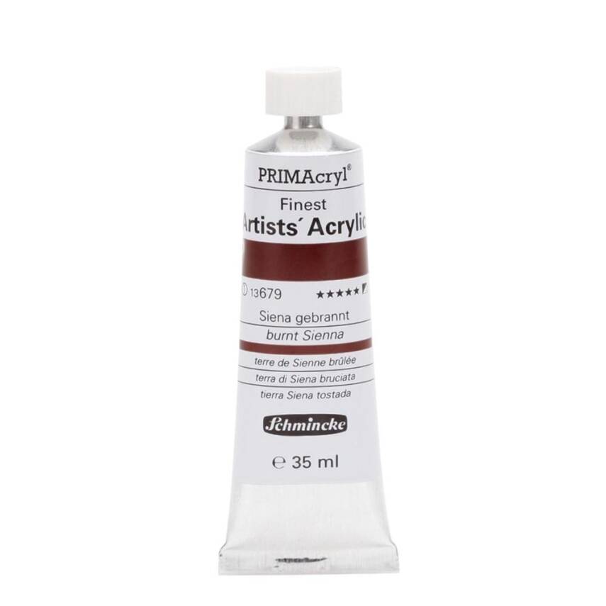 Schmincke Primacryl Artist Akrilik Boya 35 ml 679 Burnt Sienna Seri 1 - 1