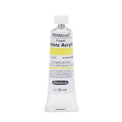 Schmincke Primacryl Artist Akrilik Boya 35 ml 204 Titanium Yellow Green Shade Seri 2 - 1