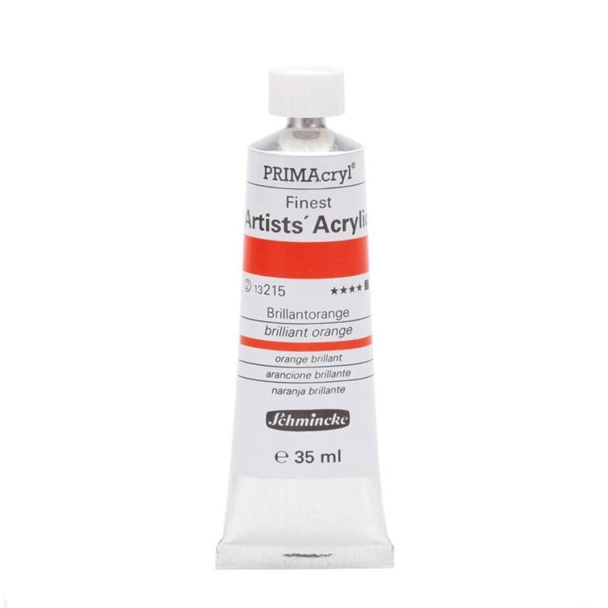 Schmincke Primacryl Artist Akrilik Boya 35 ml 215 Brilliant Orange Seri 2 - 1