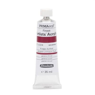 Schmincke Primacryl Artist Akrilik Boya 35 ml 324 Alizarine Crimson Hue Seri 2 - 1