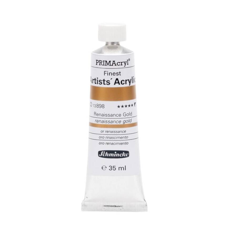 Schmincke Primacryl Artist Akrilik Boya 35 ml 898 Renaissance Gold Seri 2 - 1