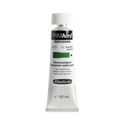 Schmincke Primacryl Artist Akrilik Boya 60 ml 573 Chromium Oxide Green  