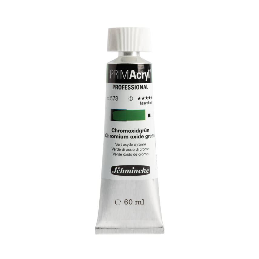 Schmincke Primacryl Artist Akrilik Boya 60 ml 573 Chromium Oxide Green   - 1