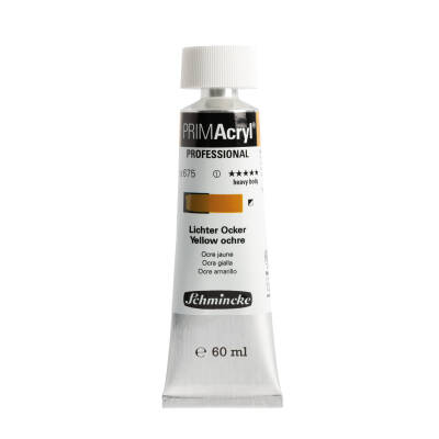 Schmincke Primacryl Artist Akrilik Boya 60 ml 675 Light Ochre    