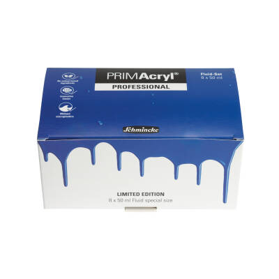 Schmincke Primacryl Artist Akrilik Boya Fluid Set 8x50 ml (1)