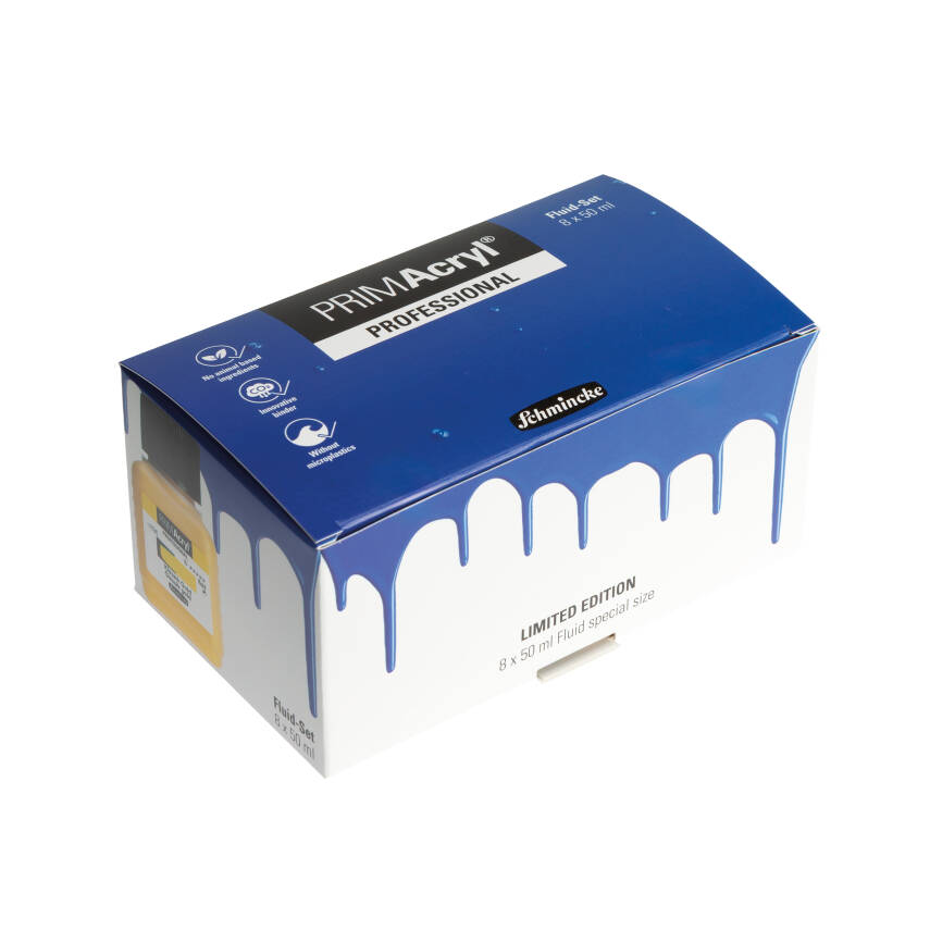 Schmincke Primacryl Artist Akrilik Boya Fluid Set 8x50 ml - 3