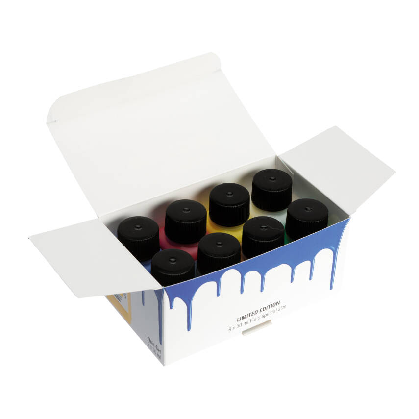 Schmincke Primacryl Artist Akrilik Boya Fluid Set 8x50 ml - 1