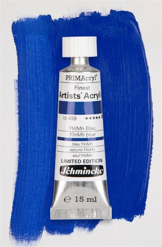 Schmincke Primacryl Artist Akrilik Boya Özel Üretim YlnMn Blue 15 ml - 1