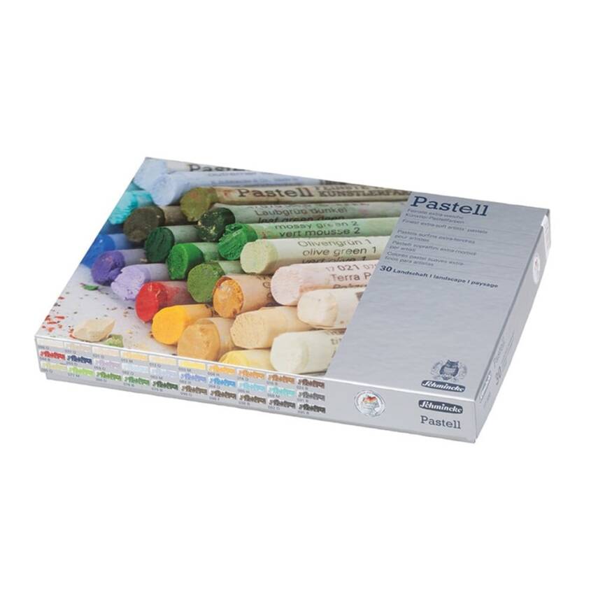 Schmincke Soft Pastel Boya Seti 30 Renk Landscape - 1