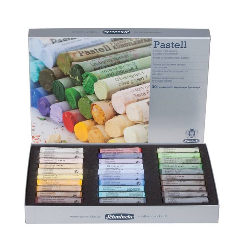 Schmincke Soft Pastel Boya Seti 30 Renk Landscape - 2