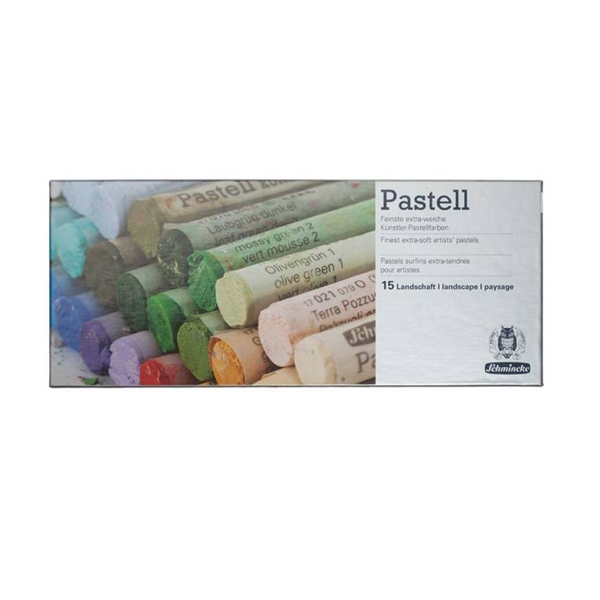 Schmincke Soft Pastel Cardboard Box Set 15 Colors Landscape - 4