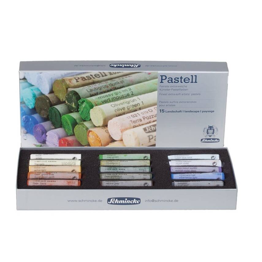 Schmincke Soft Pastel Karton Kutu Set 15 Renk Landscape - 2