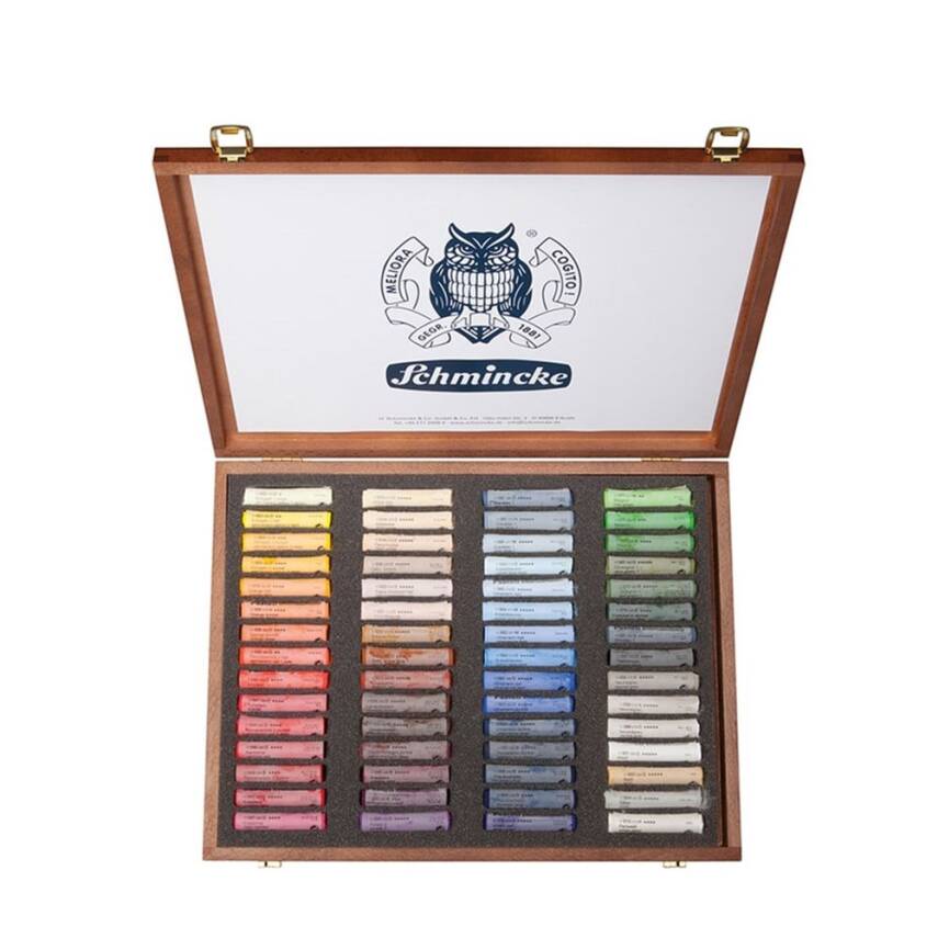Schmincke Soft Pastel Seti 60 Renk - Ahşap Kutu - 2
