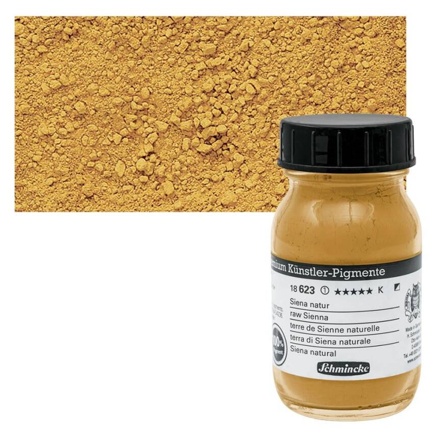 Schmincke Toz Pigment Raw Sienna 100 ml - 2