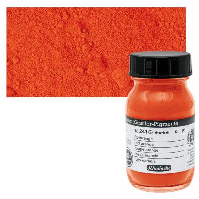 Schmincke Toz Pigment Red Orange 100 ml - 2