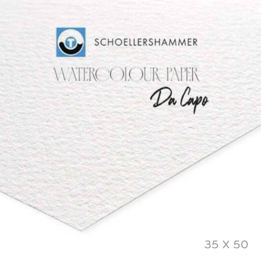 Schoellershammer Da Capo Cold Press Watercolor Paper 300 gr 35x50 cm - 1