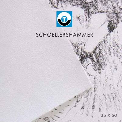 Schoellershammer Drawing Paper White 200 gr 35x50 cm