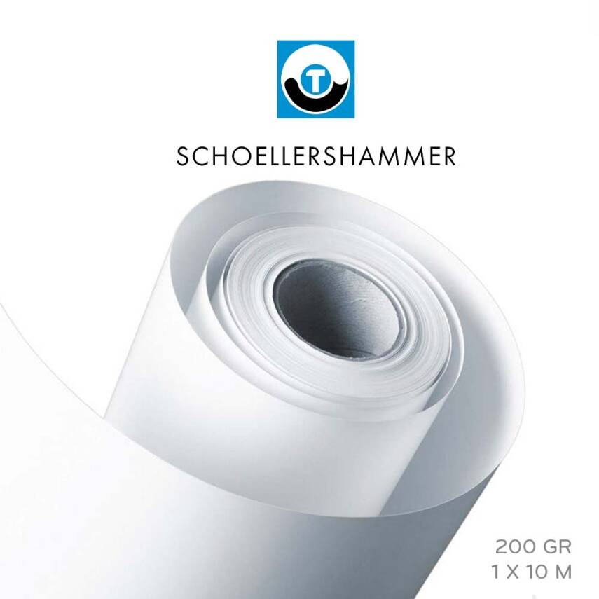 Schoellershammer Heavy Weight Rulo Çizim Kağıdı Doğal Beyaz 200 gr 1x10 Metre - 1
