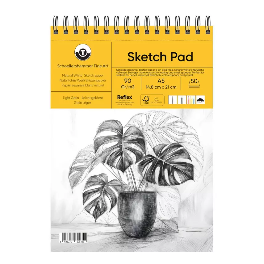 Schoellershammer Sketch Pad 90 gr A5 50yp - 1