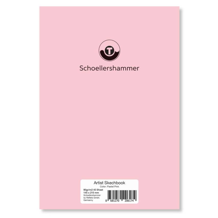 Schoellershammer Sketchbook 90gr A5 30yp Pastel Pink - 1