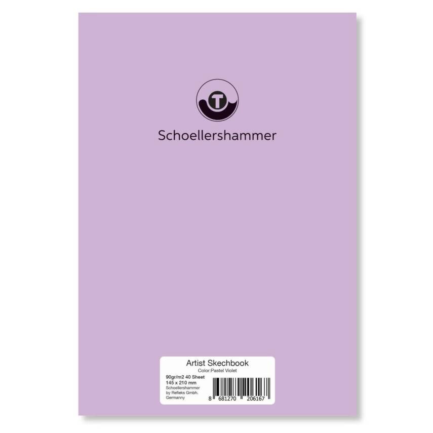 Schoellershammer Sketchbook 90gr A5 30yp Pastel Violet - 1