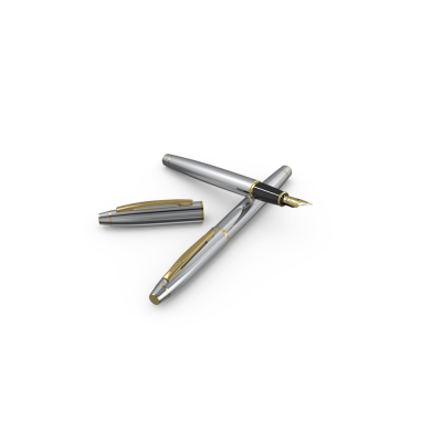 Scrikss 35 Fountain Pen Gold Chrome - 3