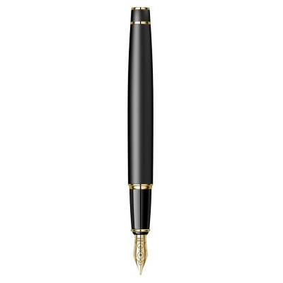 Scrikss 35 Fountain Pen Matte Black Gold Luxury Box - 3