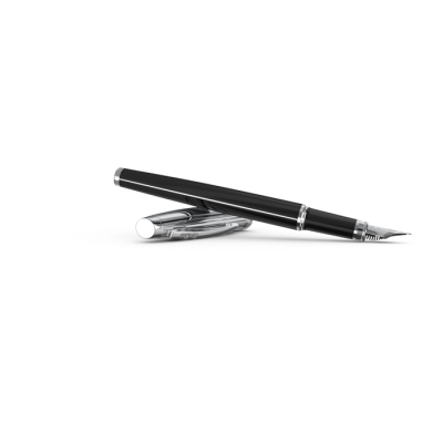 Scrikss 39 Fountain Pen Black Chrome Luxury Box - 3