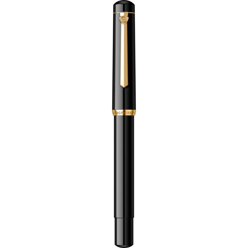 Scrikss 419 Dolma Kalem Siyah M Uç Lüks Kutulu - 3