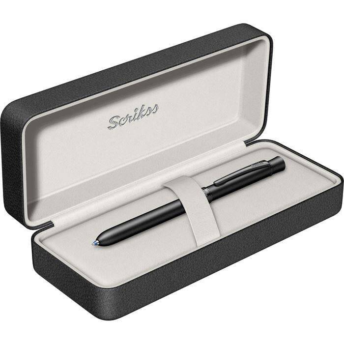 Scrikss 93 Multi Function Pen Matte Black Luxury Box - 6