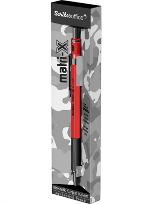 Scrikss Matri-x Metal Versatil 0.7 MM Kırmızı - 2