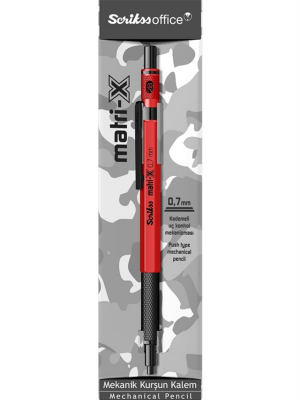 Scrikss Matri-x Metal Versatil 0.7 MM Kırmızı - 1